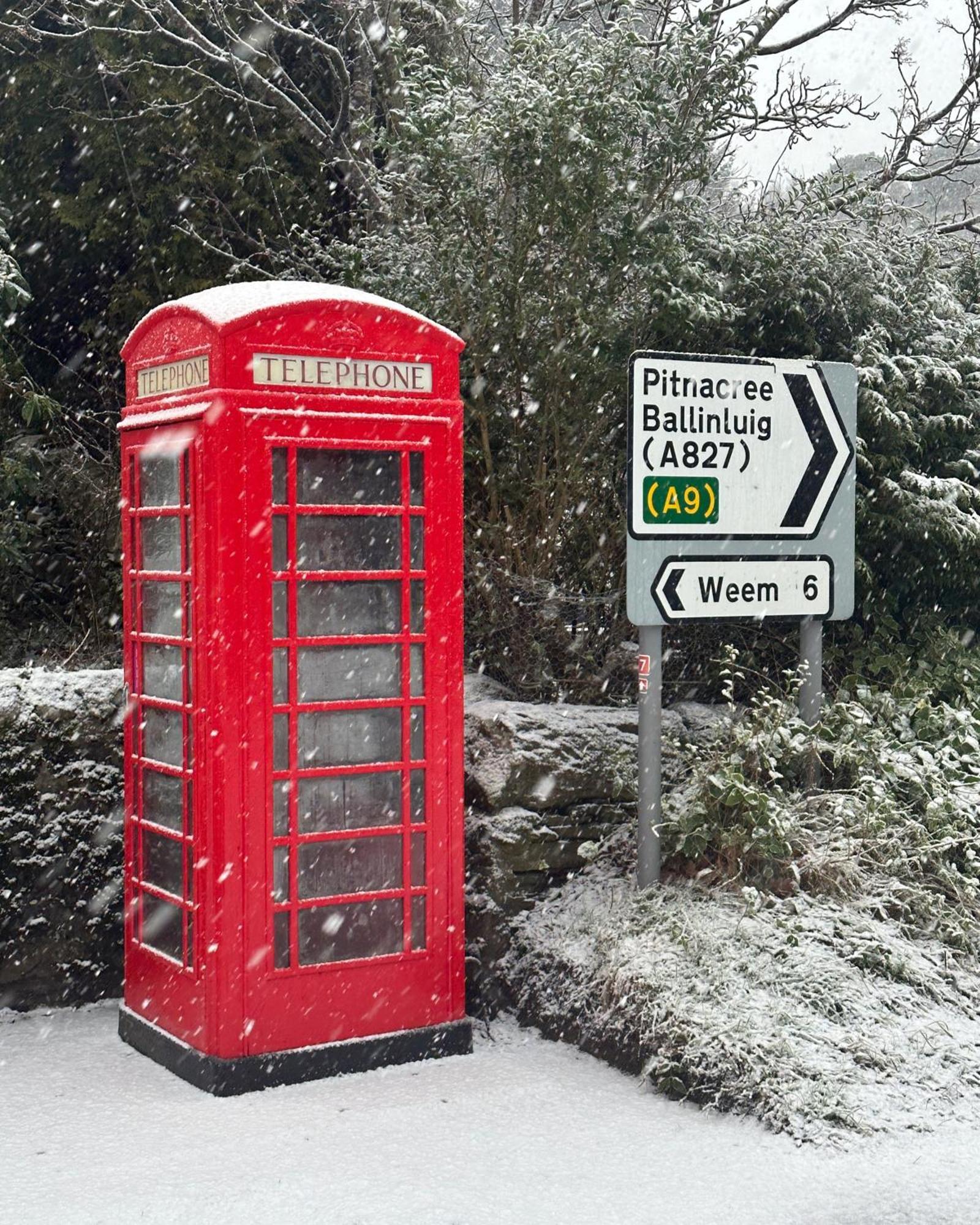 Red Squirrel Cottage Strathtay Esterno foto
